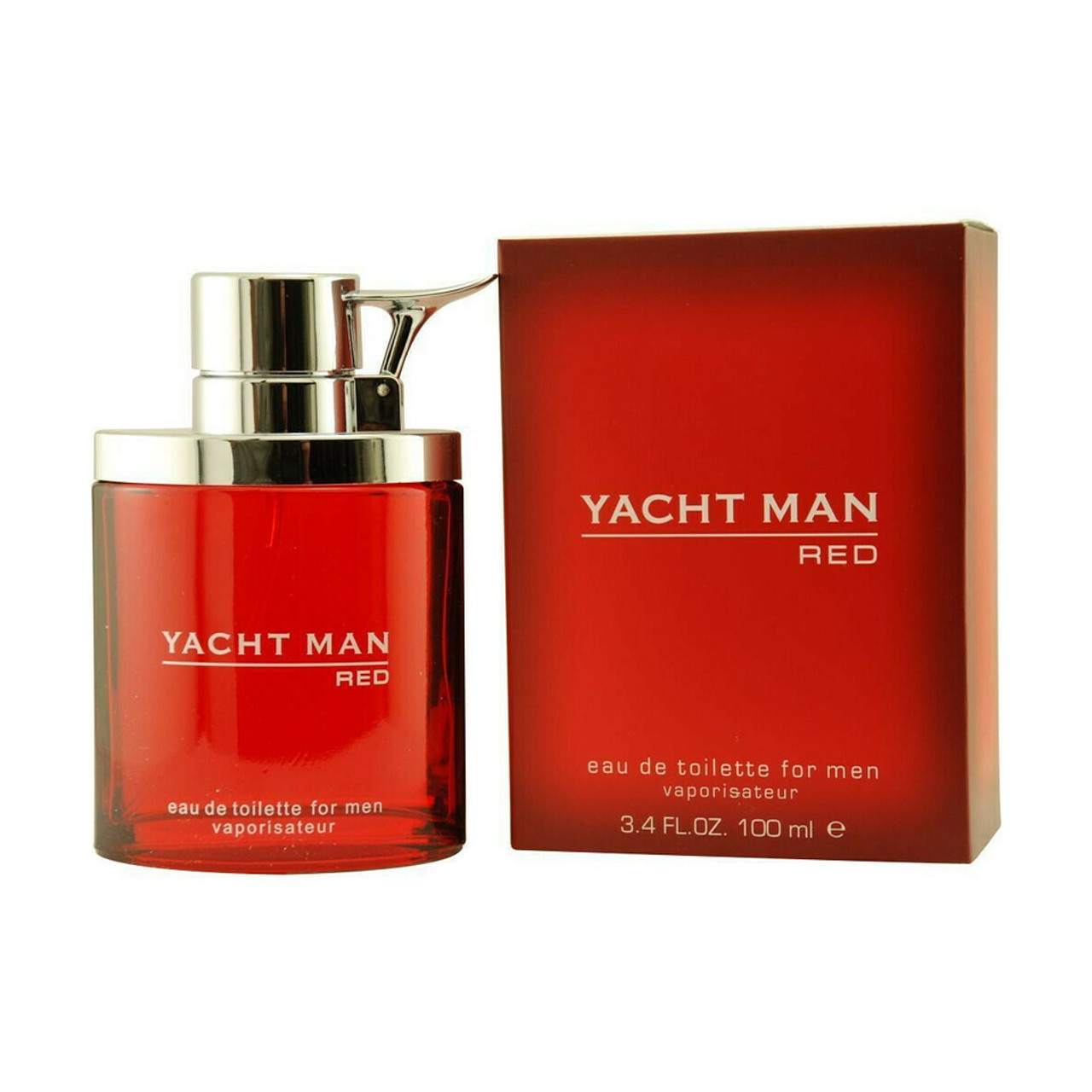 香水(男性用) 100mlX3 YACHT MAN BLUE, CHOCOLATE & RED Yacht Man blue 3.4 oz EDT Spray, Perfume for Men New in box
